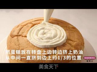 莓果渐变蛋糕，心动迷紫，浪漫到底，今天的心情是紫色的。的做法步骤：8
