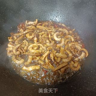 黄豆酱炒鱿鱼的做法步骤：7