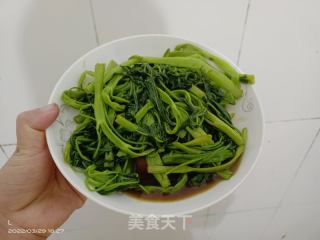 清炒博白空心菜的做法步骤：7