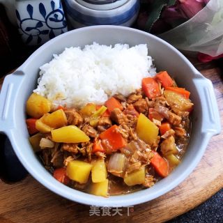 猪肉土豆咖喱饭的做法步骤：13