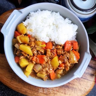 猪肉土豆咖喱饭的做法步骤：12