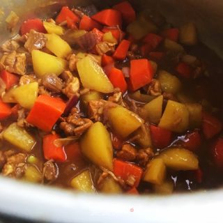 猪肉土豆咖喱饭的做法步骤：11