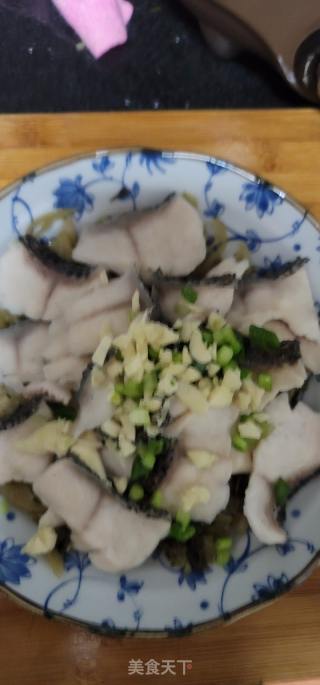 黑鱼片扒酸菜的做法步骤：14