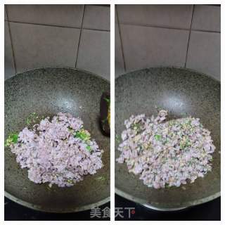 茴香肉末炒五谷饭的做法步骤：6