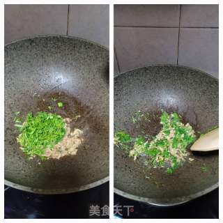 茴香肉末炒五谷饭的做法步骤：5
