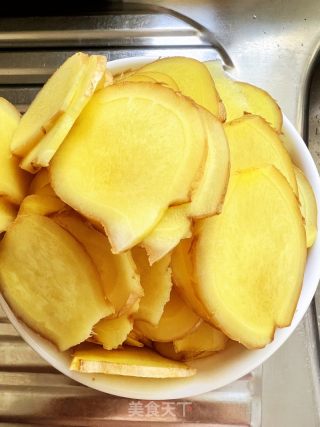自制姜母糖砖+黑糖姜片的做法步骤：3