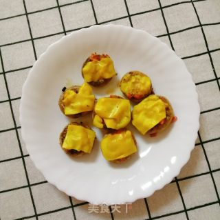 芝士煎口蘑的做法步骤：8