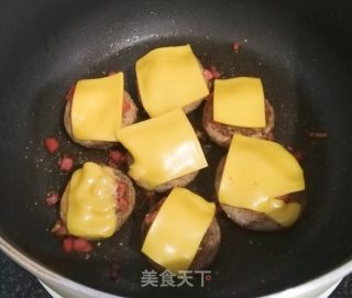 芝士煎口蘑的做法步骤：6