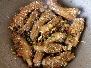 孜然麻辣手抓大排的做法步骤：9