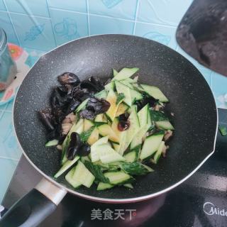 鸡肉黄瓜片的做法步骤：7