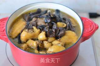 小鸡炖蘑菇的做法步骤：4