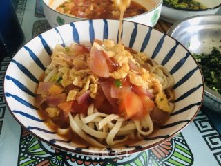 西红柿鸡蛋手擀面的做法步骤：18