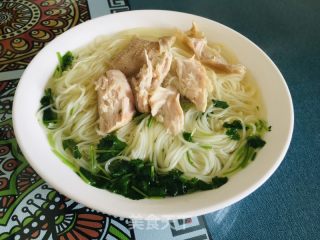 鸡汤竹升面的做法步骤：7