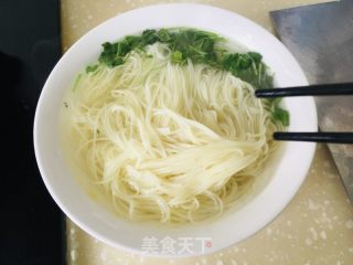 鸡汤竹升面的做法步骤：6