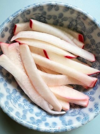 酸甜红皮萝卜的做法步骤：7