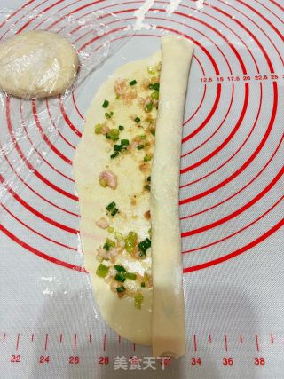 烫面葱油饼的做法步骤：7