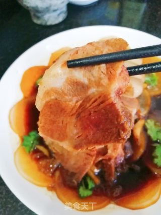 白萝卜蒸肉的做法步骤：8