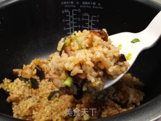 电饭煲食谱～南瓜鸡肉发芽米饭的做法步骤：10