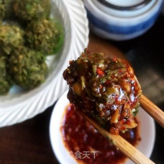 玉米面茵陈团子的做法步骤：13