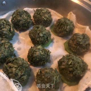 玉米面茵陈团子的做法步骤：8