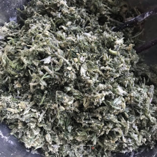 玉米面茵陈团子的做法步骤：3