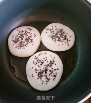 奶香山药芝士糯米饼的做法步骤：8