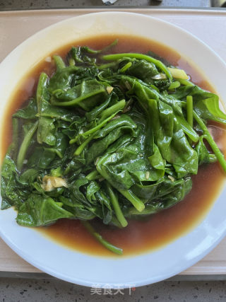 蒜蓉木耳菜的做法步骤：5