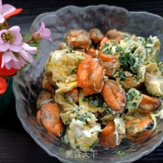 荠菜海虹滑蛋的做法步骤：14