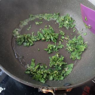 荠菜海虹滑蛋的做法步骤：9