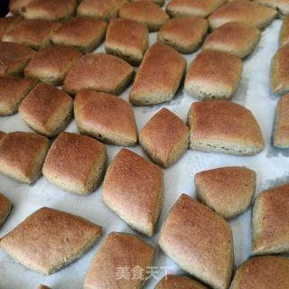 烤芝麻糊馍片的做法步骤：17
