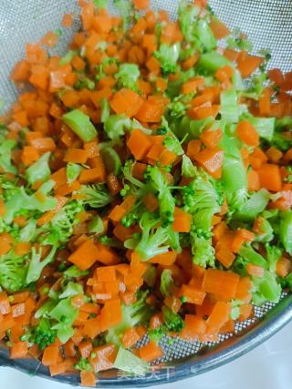 蔬菜鲜虾饼的做法步骤：6