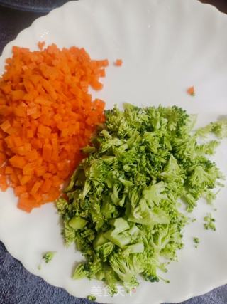 蔬菜鲜虾饼的做法步骤：5