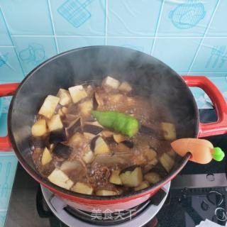 大骨头炖茄子的做法步骤：9