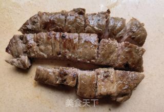 西兰花木耳拌牛肉的做法步骤：6