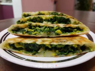 菠菜鸡蛋馅饼的做法步骤：14