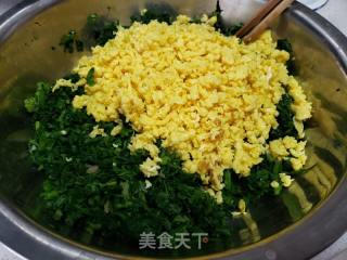 菠菜鸡蛋馅饼的做法步骤：4