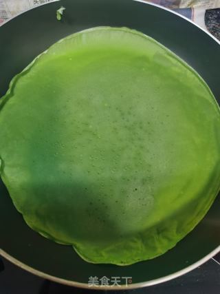 艾草煎饼的做法步骤：4