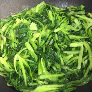 蒜片炒小青菜的做法步骤：5
