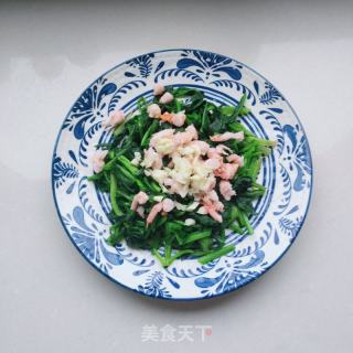 虾仁菠菜的做法步骤：7