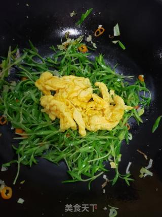 石头菜炒鸡蛋的做法步骤：8