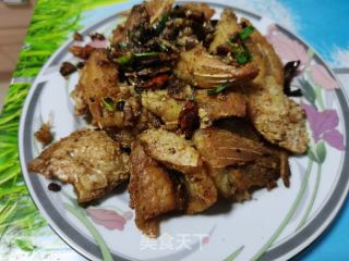 干煸鱼块的做法步骤：9