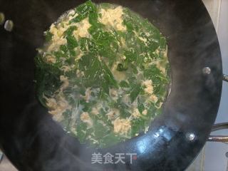 枸杞叶蛋花汤的做法步骤：6