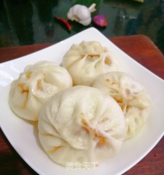 猪肉莲藕馅包子的做法步骤：12