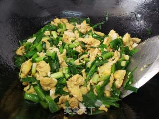 蒜苗鸡蛋捞面的做法步骤：7