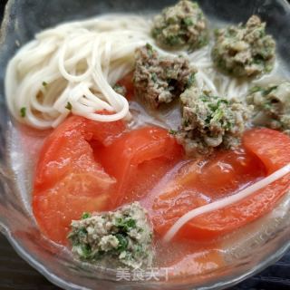 荠菜驴肉丸汤面的做法步骤：10