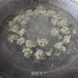 荠菜驴肉丸汤面的做法步骤：1