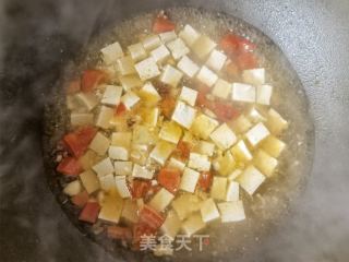 荠菜炖豆腐的做法步骤：12