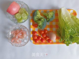 虾仁西蓝花沙拉的做法步骤：3