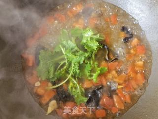 木耳青菜粉丝汤的做法步骤：7
