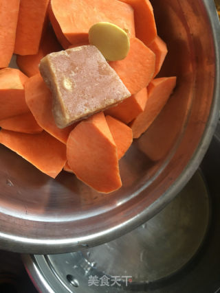 广式地瓜姜糖水的做法步骤：4